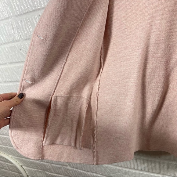 J.Crew Factory | Sweater Blazer Light Pink XXS - Picture 5 of 7